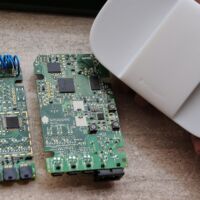 Modern processorboardje TI, met Linux.